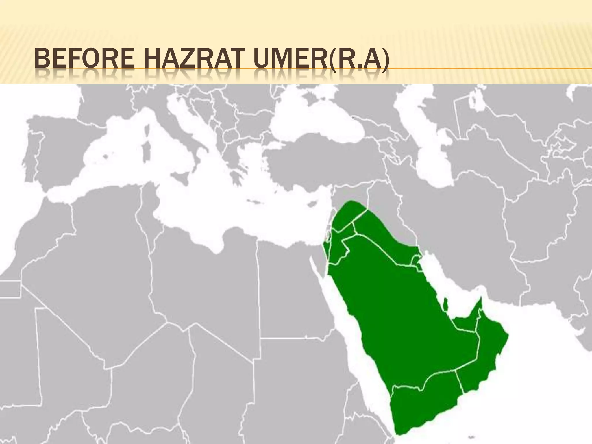 Hazrat R Life of hazrat umer(r.a) | PPTX