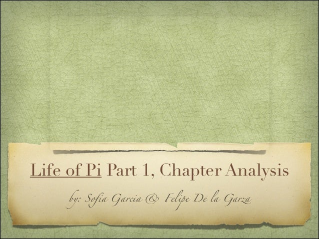 Life of pi part 1 ch. analysis
