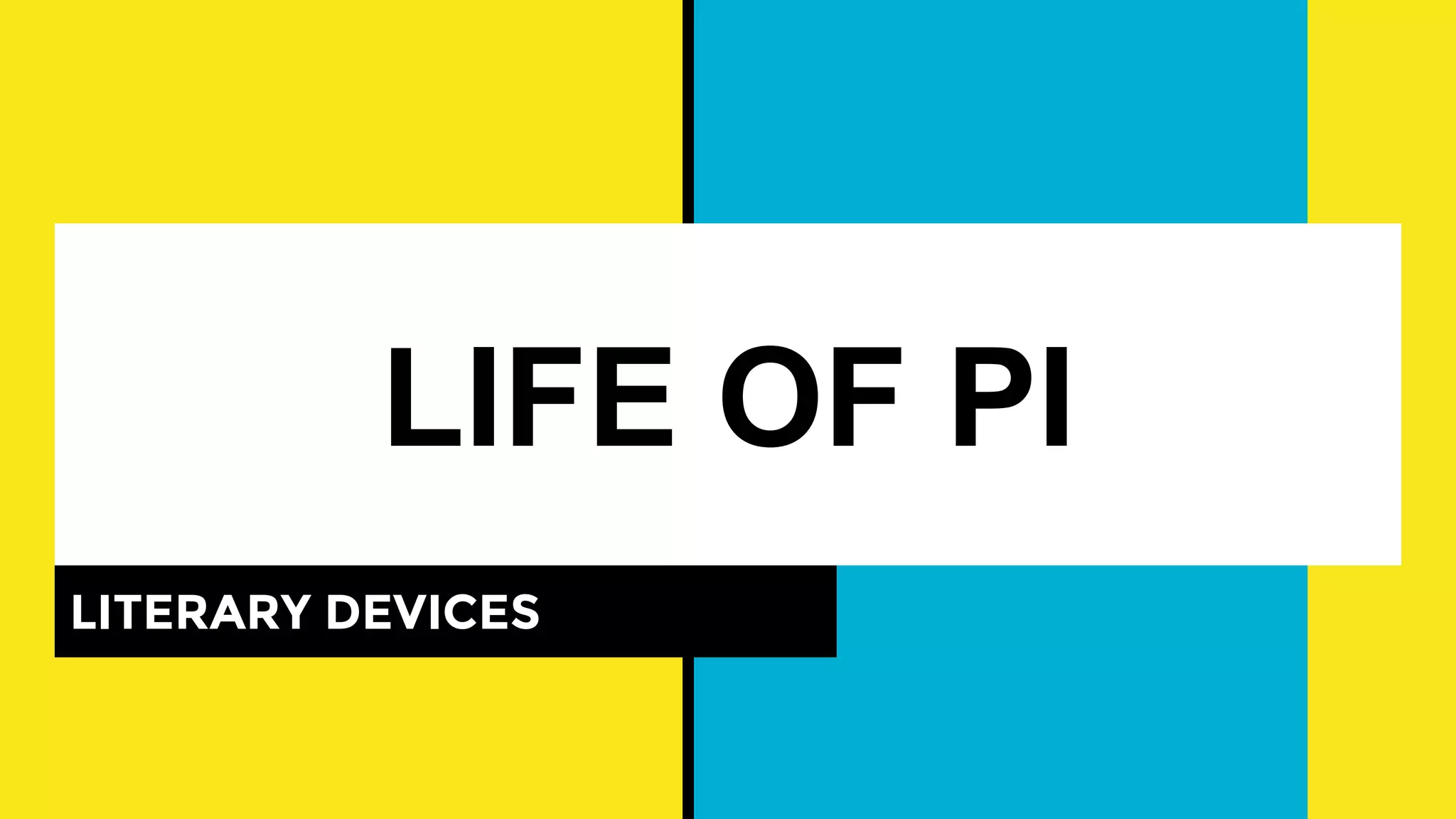 Life of pi presentation PPTX