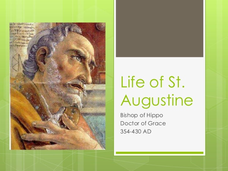 Life of St. Augustine of Hippo