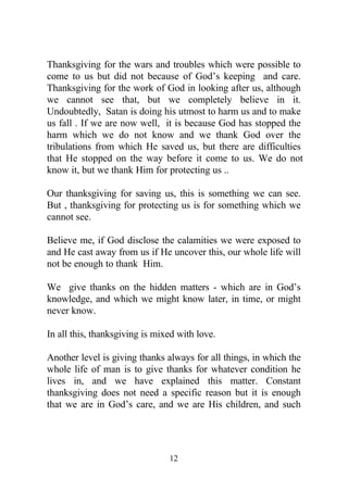 Life of Thanksgiving | PDF