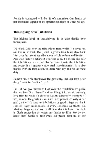 Life of Thanksgiving | PDF