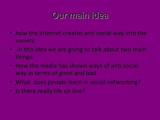 Life online presentation 2