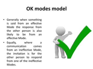 "I'm not-OK, You're OK" (I-U+)
• Similar to previous
ideas about this
position.
• The depressive
position of "Get-
away from."
 