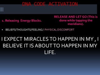 LIFE PROGRAMMING AT CELLULAR DNA LEVEL