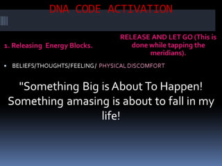 LIFE PROGRAMMING AT CELLULAR DNA LEVEL