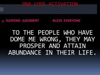 LIFE PROGRAMMING AT CELLULAR DNA LEVEL
