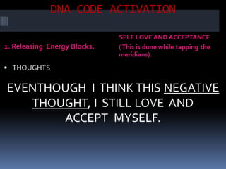 LIFE PROGRAMMING AT CELLULAR DNA LEVEL
