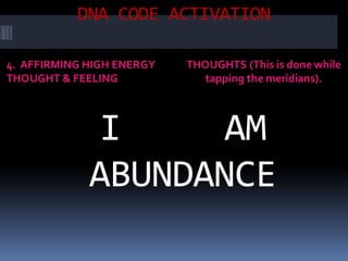 LIFE PROGRAMMING AT CELLULAR DNA LEVEL