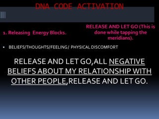 LIFE PROGRAMMING AT CELLULAR DNA LEVEL