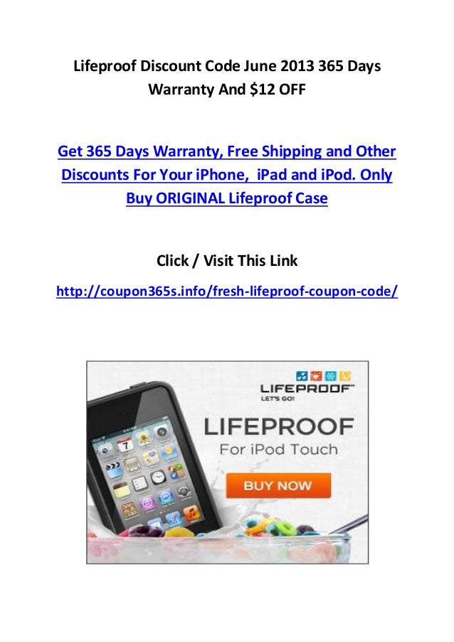 Lifeproof coupon code 2018