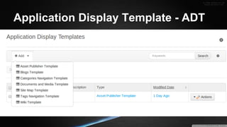 Application Display Template - ADT

 