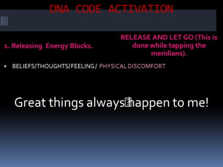 Life reprogramming at dna cellular level