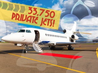 33,750PRIVATE JETS!
 