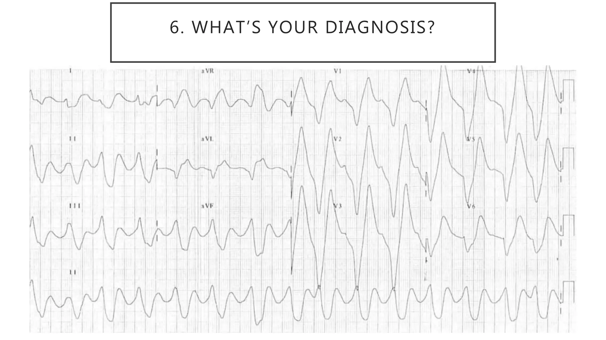 6. WHAT’S YOUR DIAGNOSIS?
 