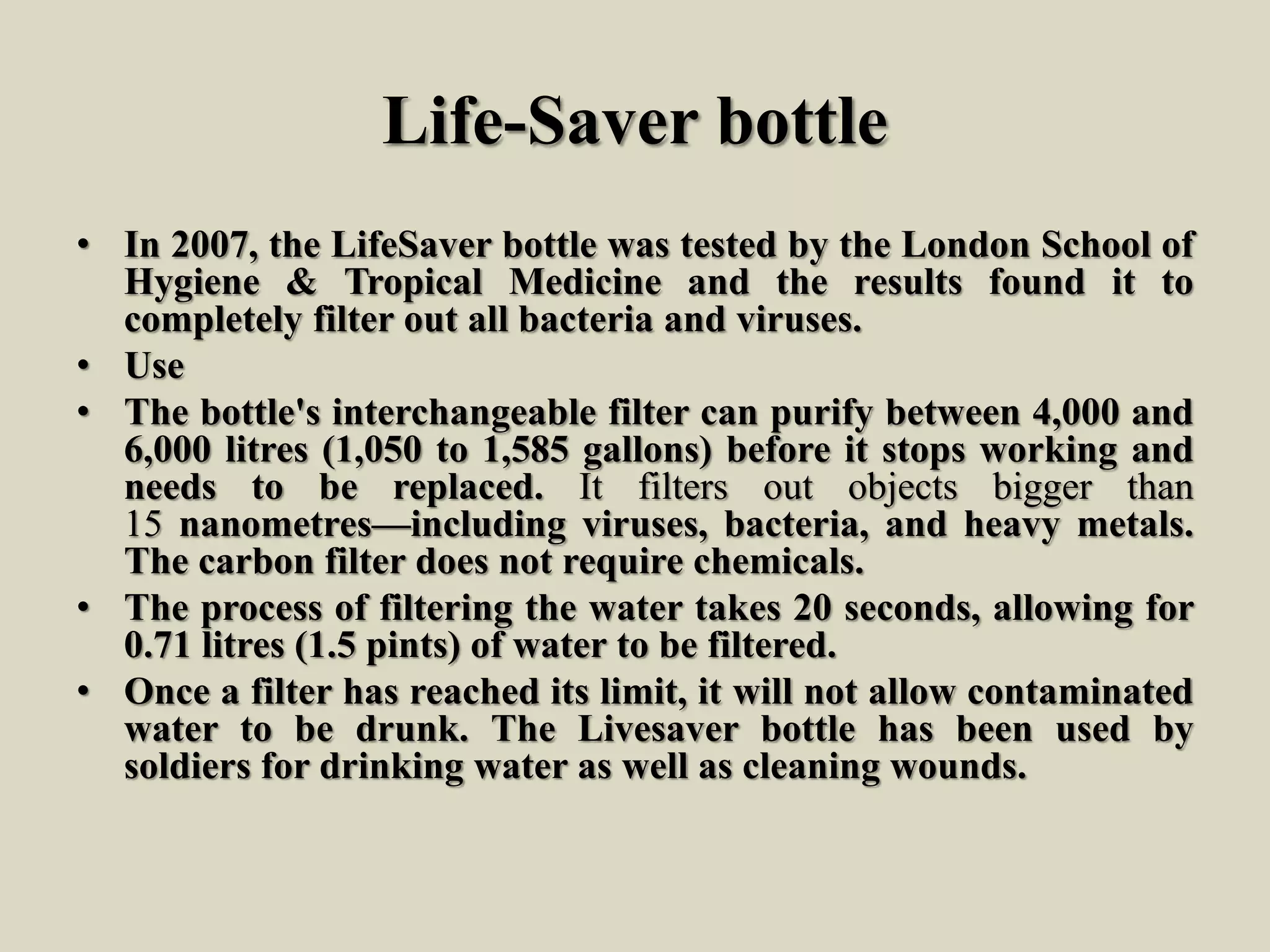 Life Saving Innovations Ppt