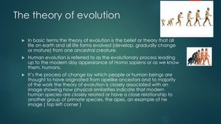 Related Evolution Life science evolution | PPTX