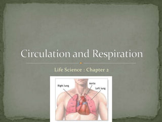 Life Science : Chapter 2 Circulation and Respiration 
