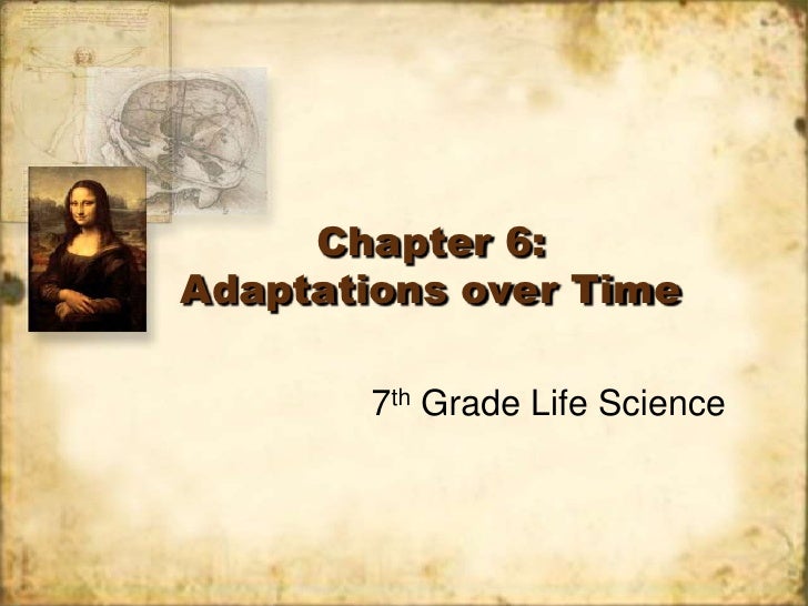Chapter 6 Section 1: Ideas About Evolution