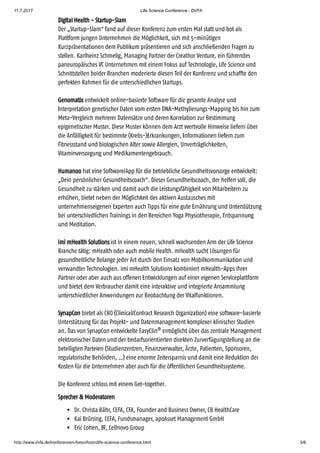 Life science conference   dvfa1