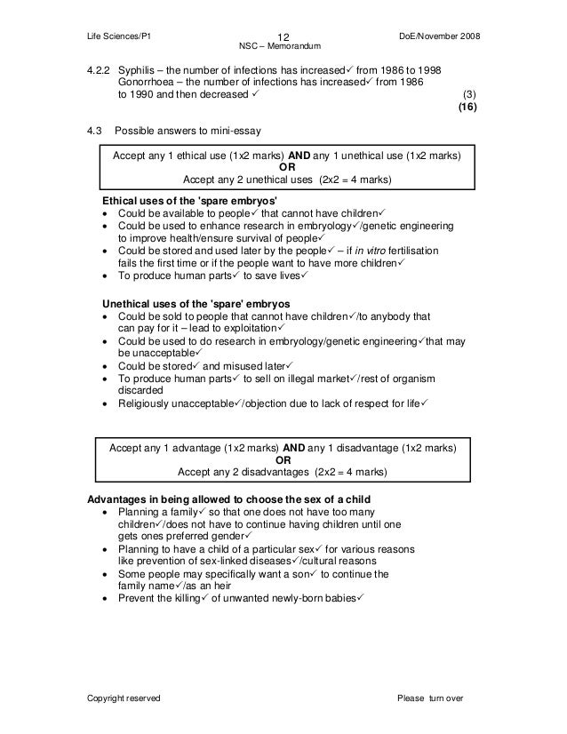how to write science essay