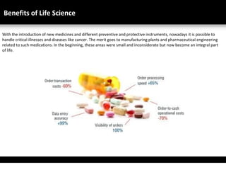 Benefits of Life Science

With the introduction of new medicines and different preventive and protective instruments, nowadays it is possible to
handle critical illnesses and diseases like cancer. The merit goes to manufacturing plants and pharmaceutical engineering
related to such medications. In the beginning, these areas were small and inconsiderate but now become an integral part
of life.
 