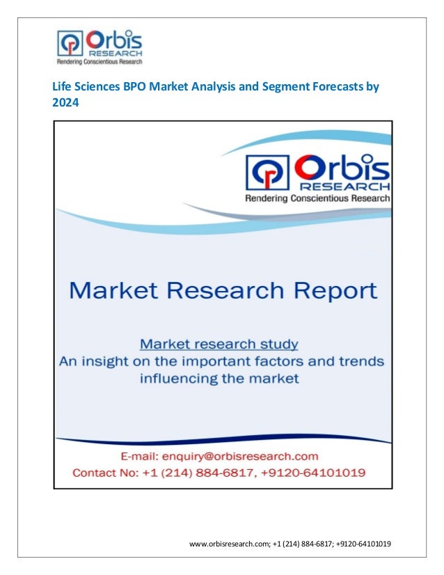 Life sciences bpo market by 2024 Life sciences bpo market by 2024