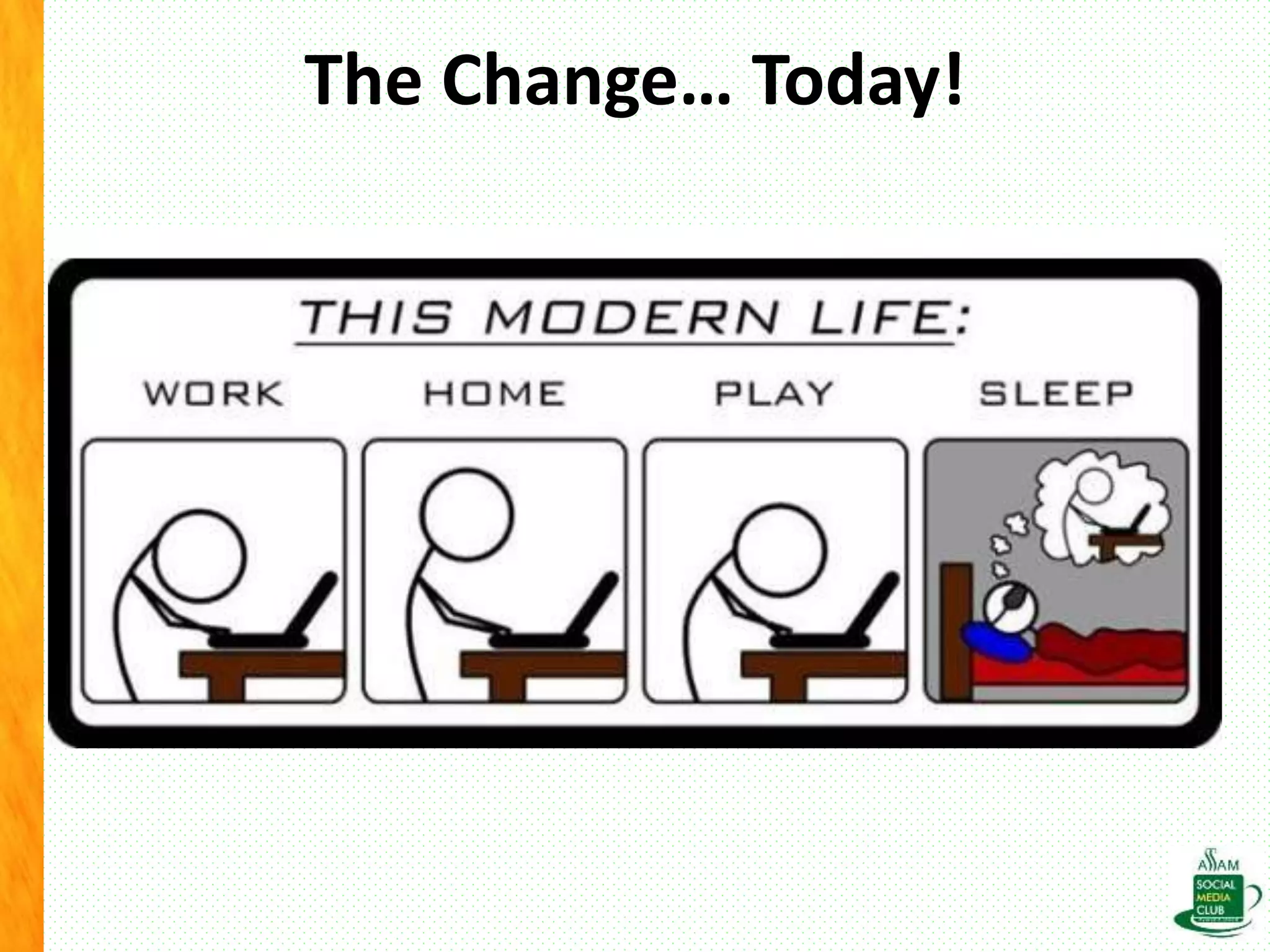 The Change… Today!
 