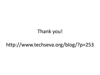 Thank you!
http://www.techseva.org/blog/?p=253
 