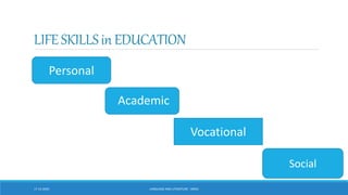 Life skills and english language learning | PPTX