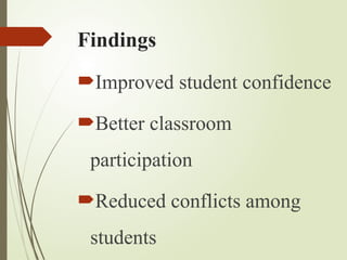 Imparting Life Skills Education: A Case Study on Enhancing Student ...