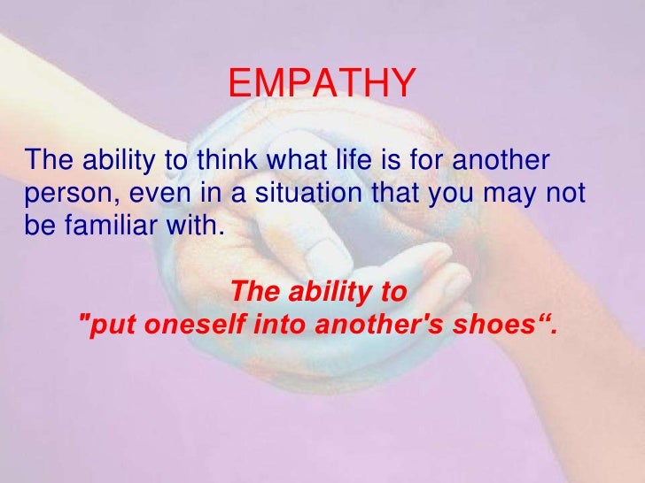 Put Oneself Into One S Shoes Put Oneself Into One S Shoes