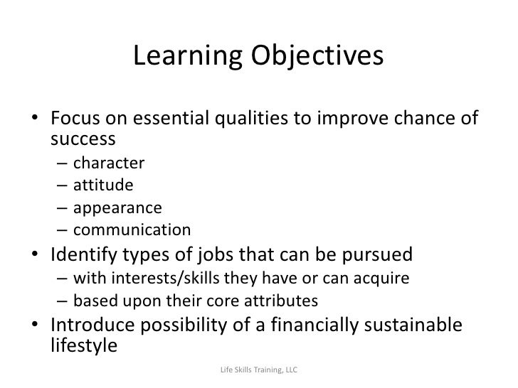 Life Skills Syllabus Overview