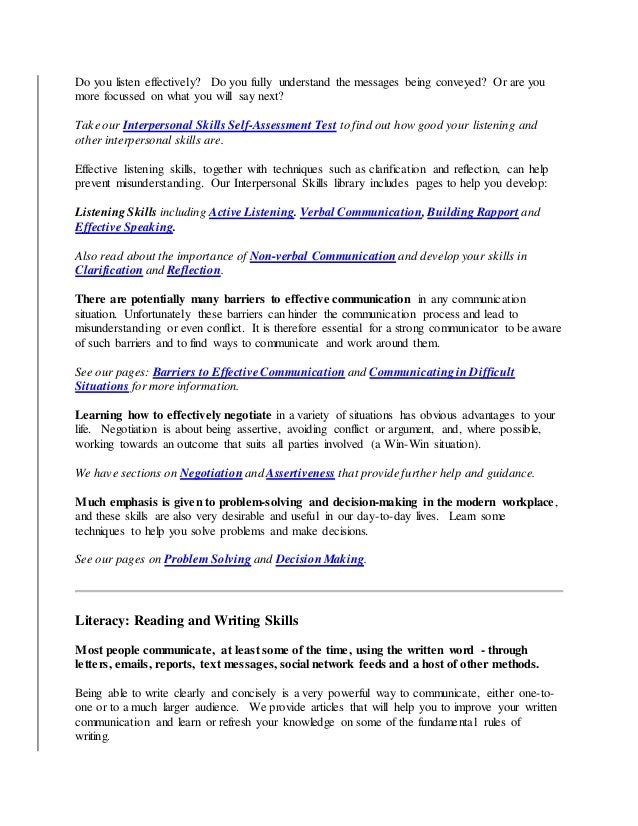 Life Skills Training Module