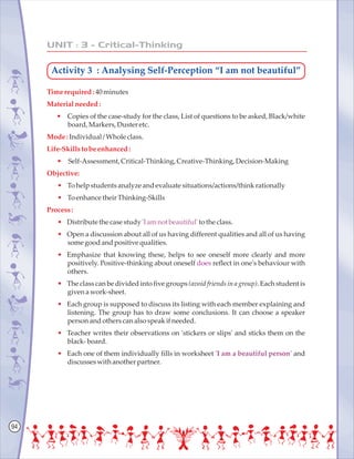 Life Skill UNIT 3 | PDF