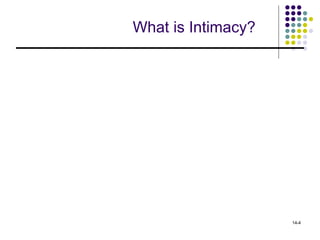 What is Intimacy? 