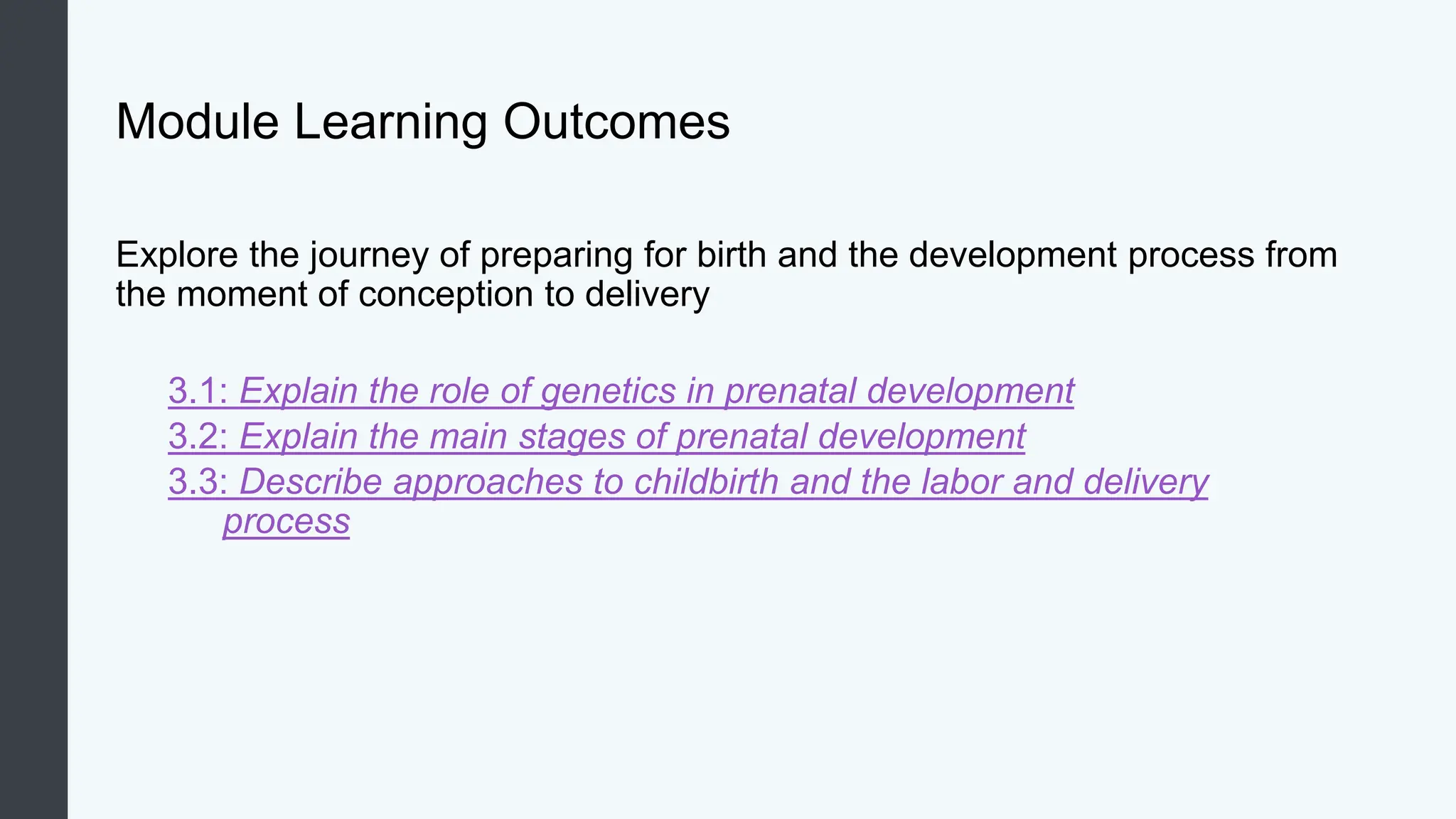 Lifespan Development Chapter03 Prenatal Development Pptx