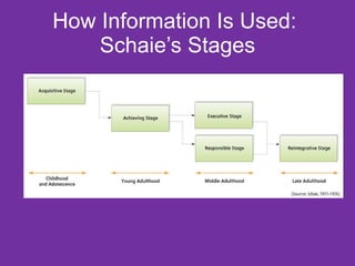 How Information Is Used:  Schaie’s Stages 