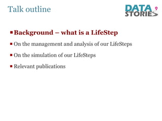 Life. Step On the Management, Analysis and Simulation of our LifeSteps | PPT