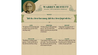 Life's tip from 18 of the world's wealthiest