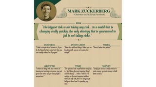 Life's tip from 18 of the world's wealthiest