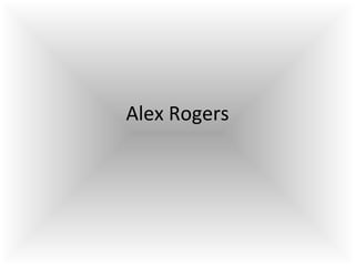 Alex Rogers 