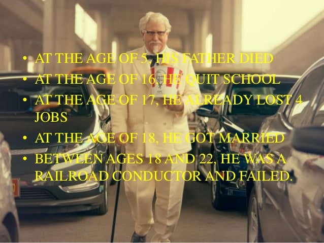 Life story of colonel sanders