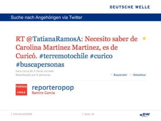 Suche nach Angehörigen via Twitter │  Seite  │  DW-AKADEMIE  