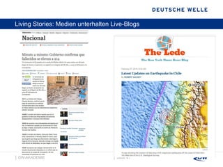 Living Stories: Medien unterhalten Live-Blogs │  Seite  │  DW-AKADEMIE  