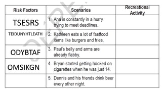 TSESRS
TEIDUNYHTLEATH
ODYBTAF
OMSIKGN
 