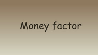 Money factor
 
