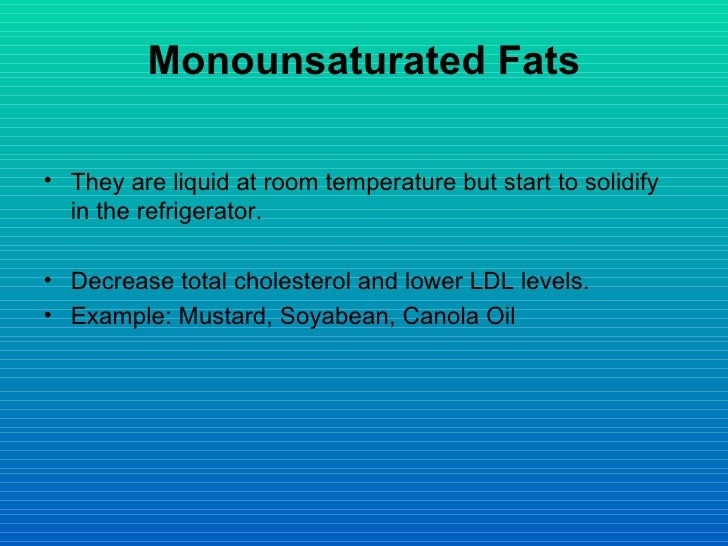 Do Unsaturated Fats Solidify At Room Temperature Do Unsaturated Fats Solidify At Room Temperature