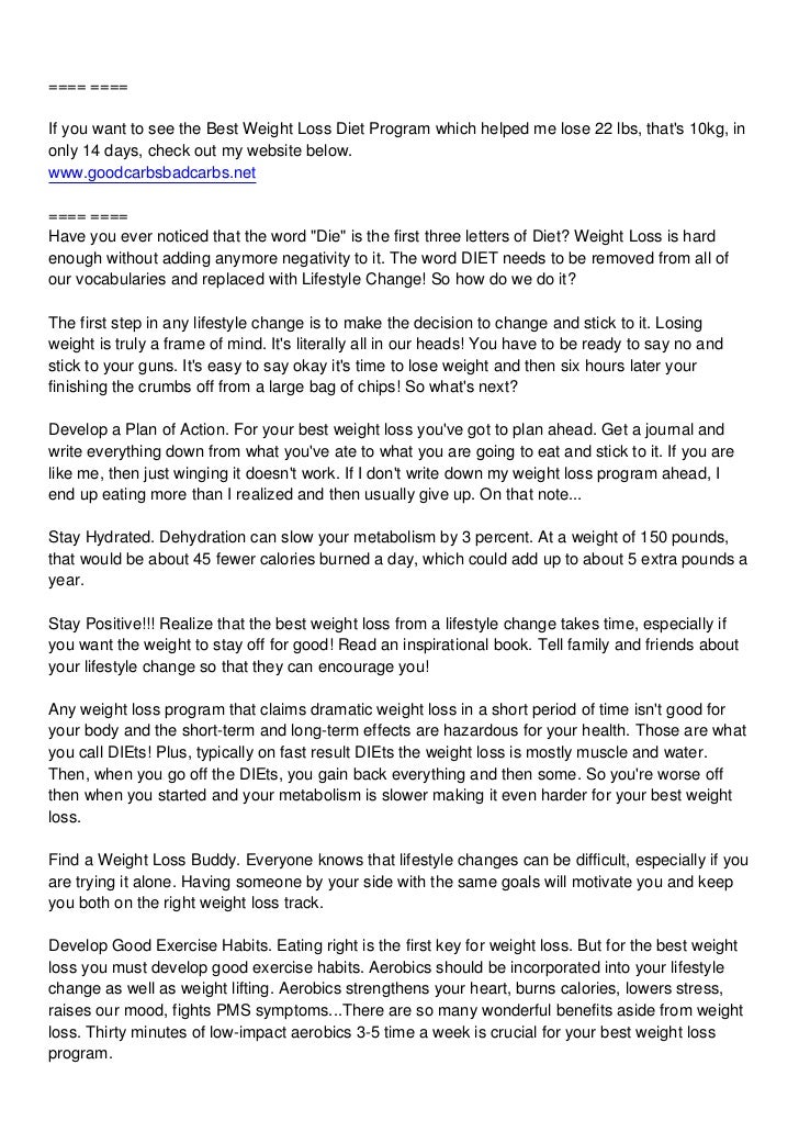 Losing Weight With Best Weight Loss Diet Programs Losing Weight With Best Weight Loss Diet Programs