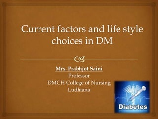 Mrs. Prabhjot Saini
Professor
DMCH College of Nursing
Ludhiana
 